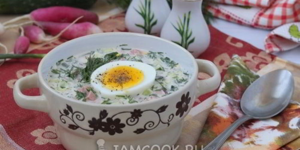 Как приготовить окрошку на сыворотке и сметане