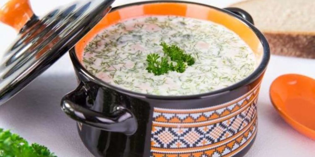 Как приготовить окрошку на сыворотке с колбасой