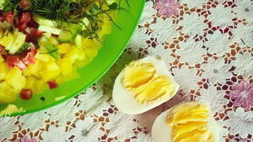 Рецепт Окрошки на сыворотке