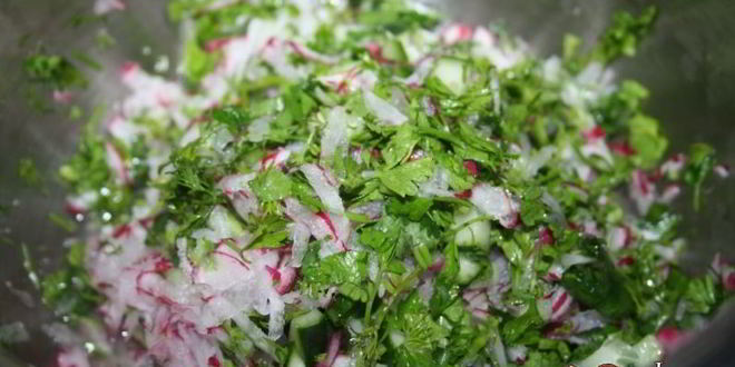 Рецепт окрошки на терке