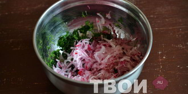 Рецепт окрошки на воде