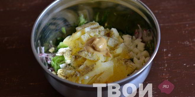 Рецепт окрошки на воде