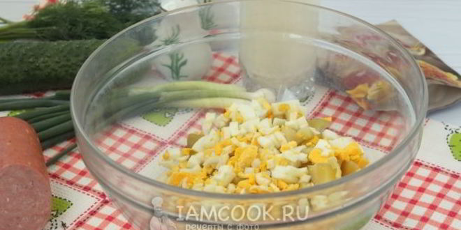 Рецепт окрошки с горчицей