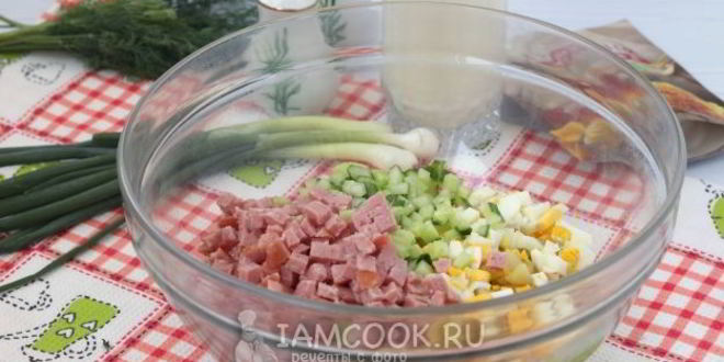 Рецепт окрошки с горчицей