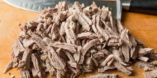 Рецепт окрошки с говядиной на квасе