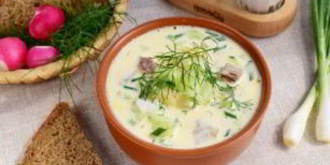 Рецепт окрошки с говядиной