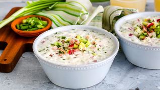 Рецепт Окрошки с квасом