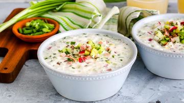 Рецепт Окрошки с квасом