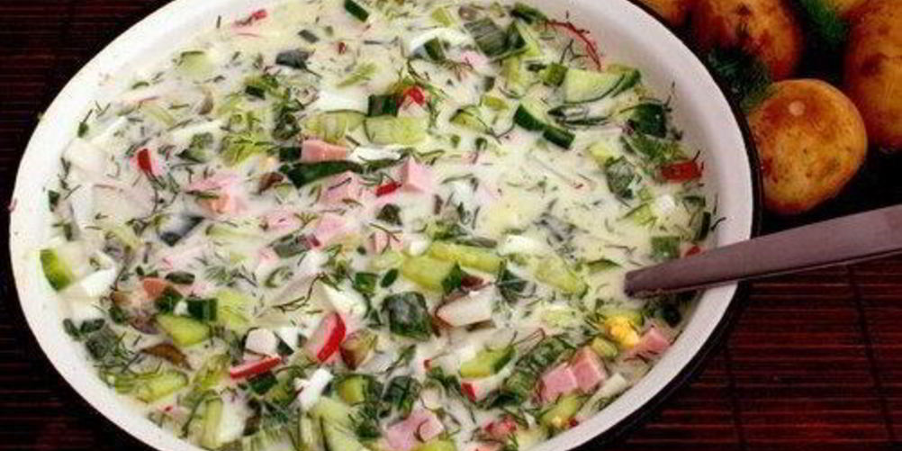 Как приготовить окрошку с редисом и свежей зеленью