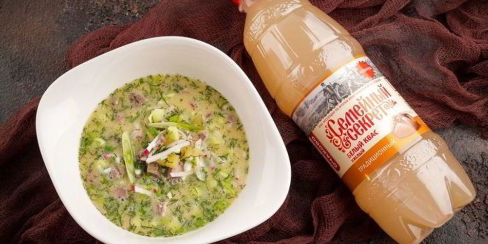 Как приготовить окрошку с языком