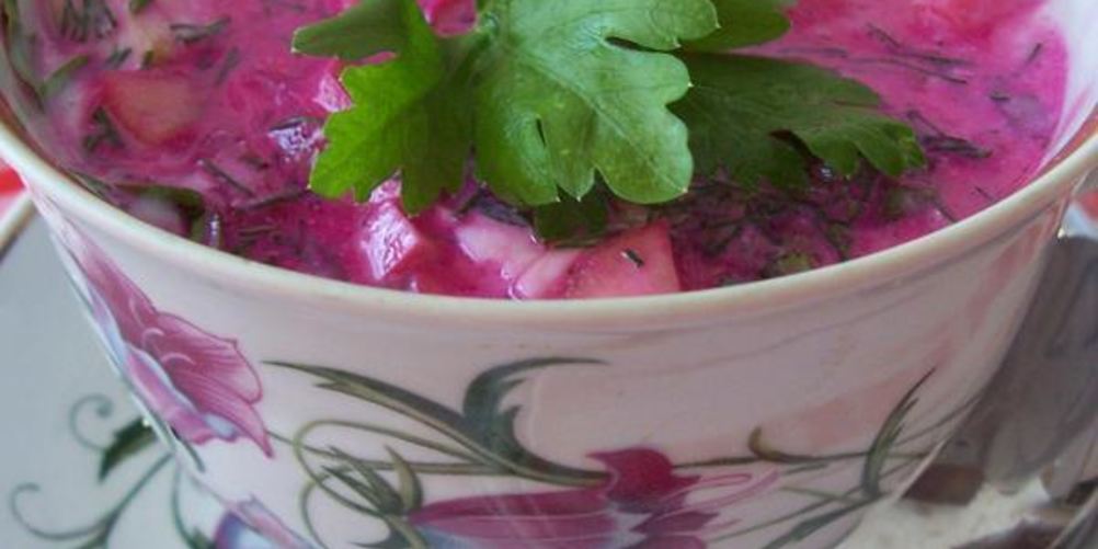 Как приготовить окрошку свекольную