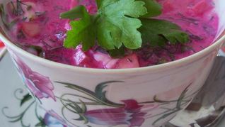 Рецепт Окрошки свекольной