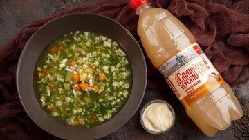 Рецепт Окрошки уральской