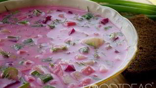 Рецепт Окрошки зимой