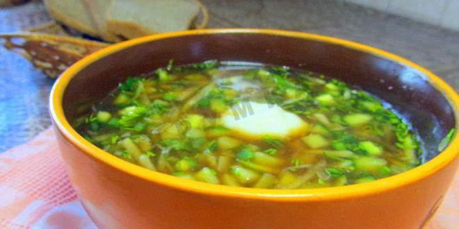 Рецепт постной окрошки на квасе