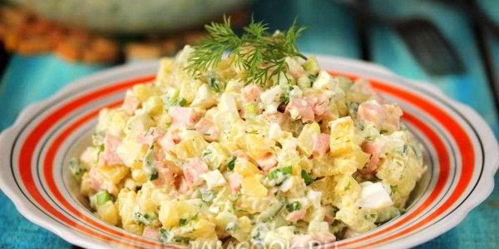 Как приготовить салат окрошка