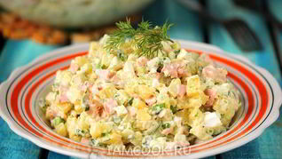 Рецепт Салата Окрошка