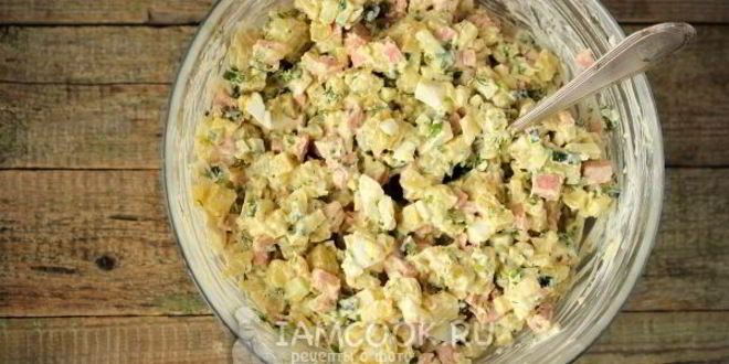 Рецепт салата окрошка