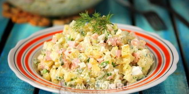 Рецепт салата окрошка