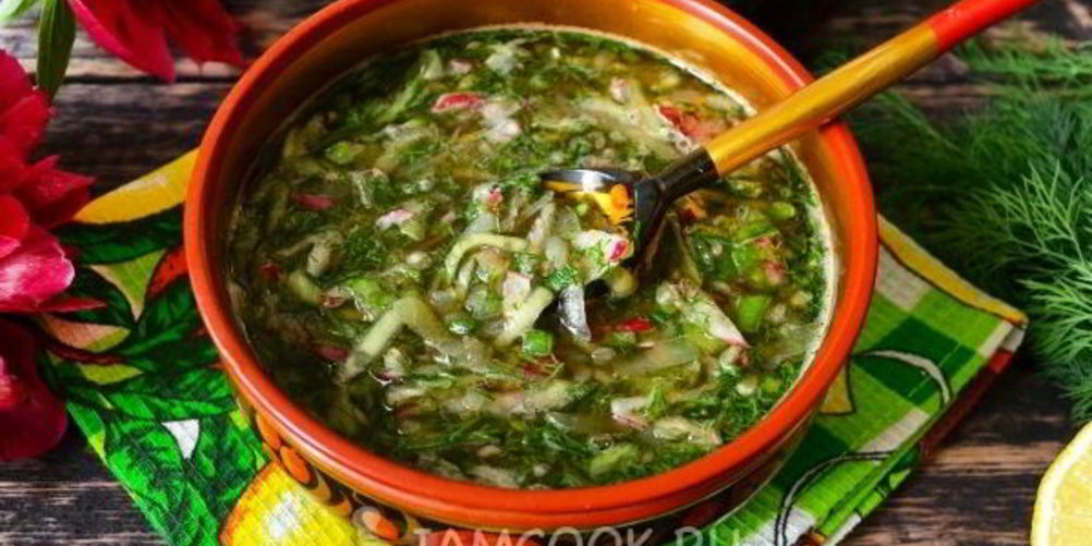 Как приготовить вегетарианскую окрошку на квасе