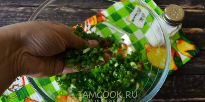 Рецепт вегетарианской окрошки на квасе