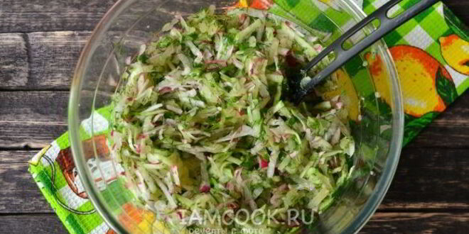 Рецепт вегетарианской окрошки на квасе