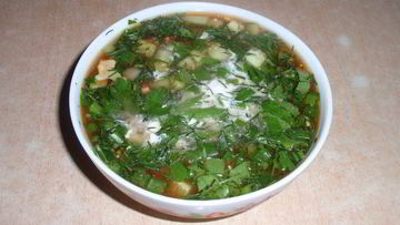 Рецепт Вкуснейшей окрошки на квасе