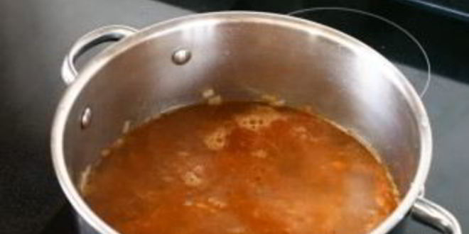 Рецепт быстрого овощной суп со свининой