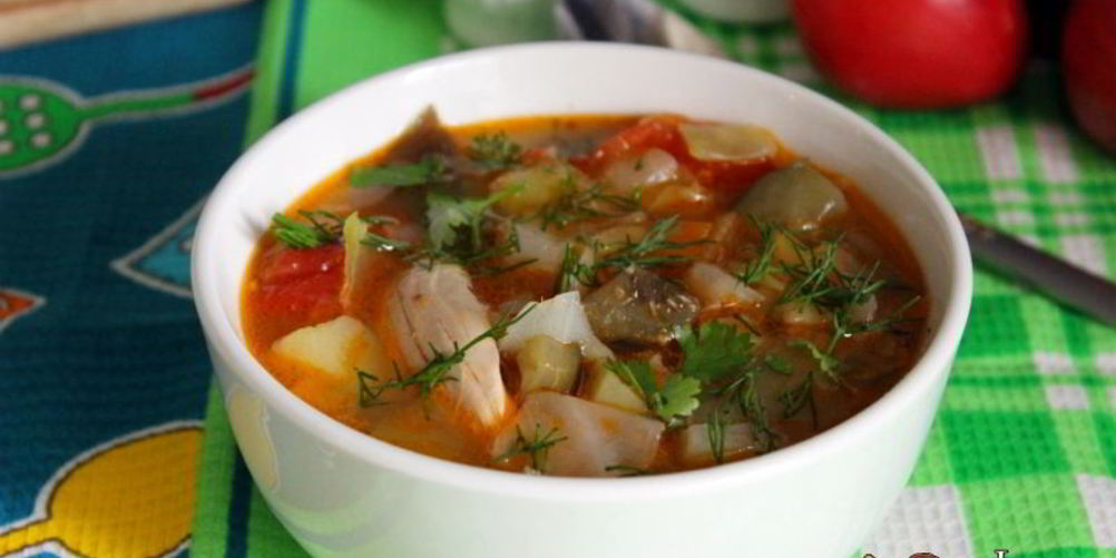 Как приготовить куриный суп с осенними овощами