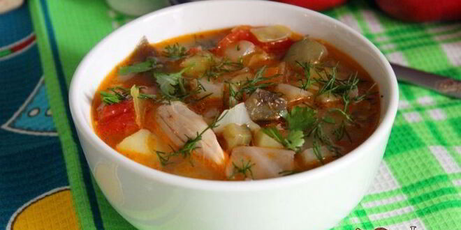 Рецепт куриного супа с осенними овощами