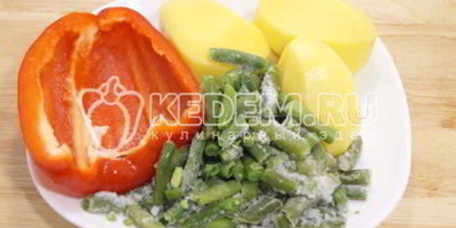 Рецепт куриного супа с овощами и фасолью