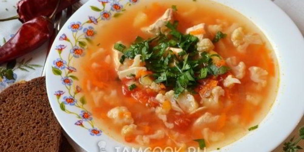 Как приготовить куриный суп с овощами