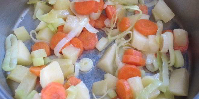 Рецепт легкого овощной супчик