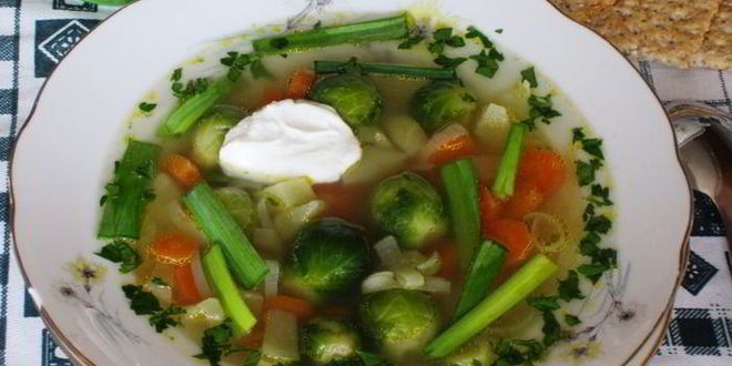 Рецепт легкого овощной супчик