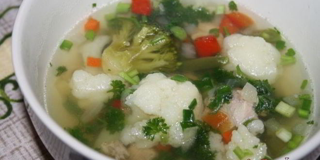 Рецепт легкого супа с индейкой и овощами