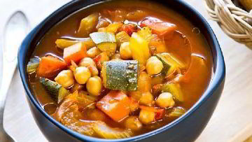 Рецепт Летнего овощной суп с кабачком