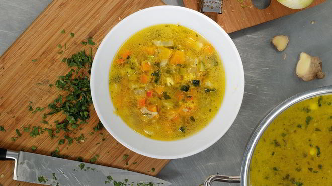 Рецепт Минестроне с лаймом