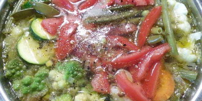 Рецепт минестроне с песто