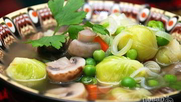 Рецепт Овощного супа без картошки