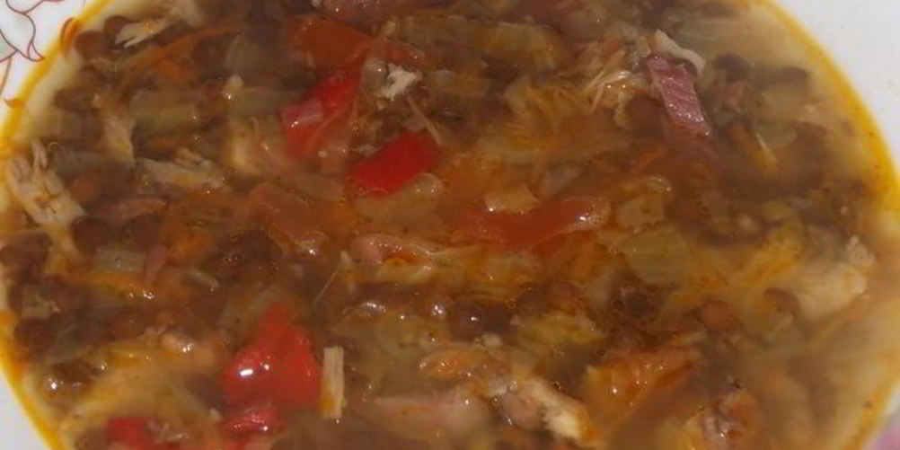 Как приготовить овощной суп из чечевицы