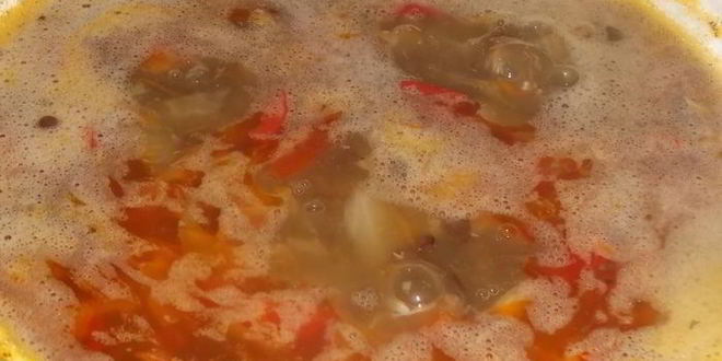 Рецепт овощного супа из чечевицы