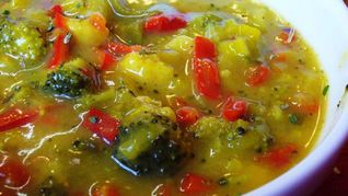 Рецепт Овощного супа-карри Дыхание осени