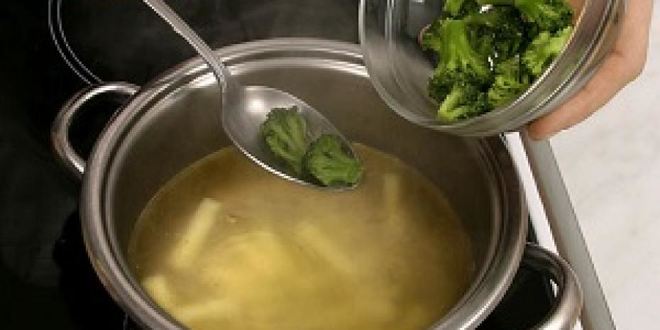 Рецепт овощного супа с брокколи