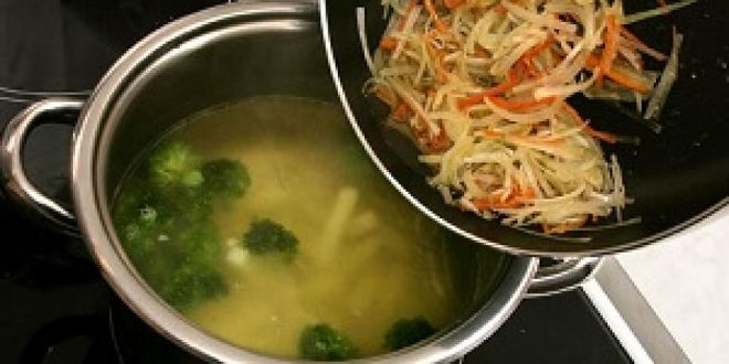 Рецепт овощного супа с брокколи