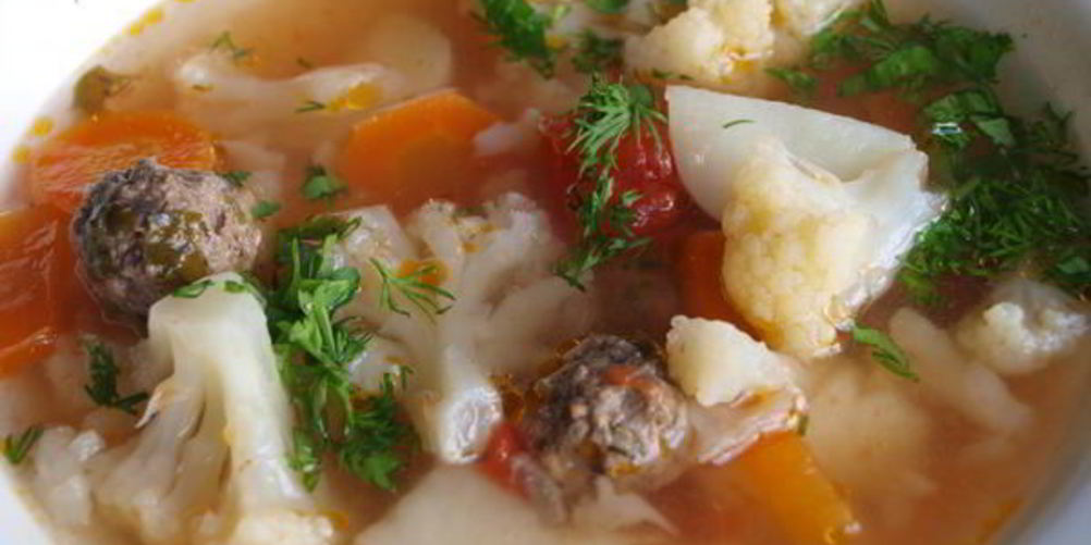Как приготовить овощной суп с фрикадельками диетический