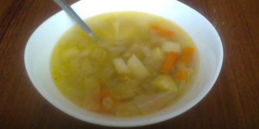 Как приготовить овощной суп с горошком и капустой