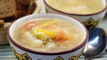 Рецепт Овощного супа с курицей