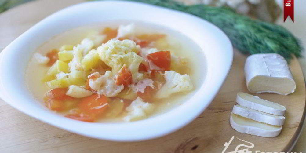Как приготовить овощной суп с сыром