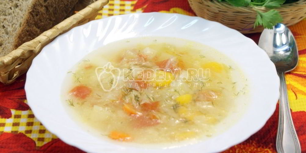 Как приготовить овощной суп в мультиварке