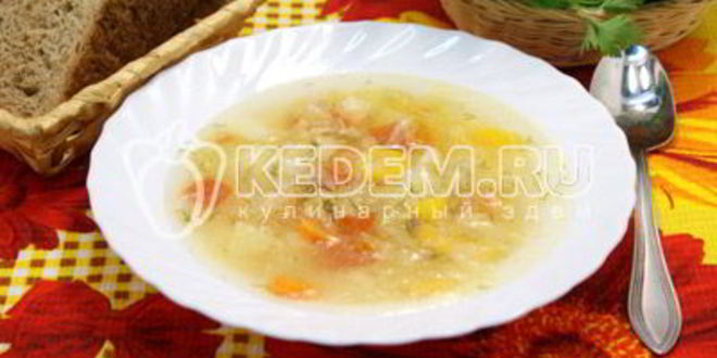 Рецепт овощного супа в мультиварке